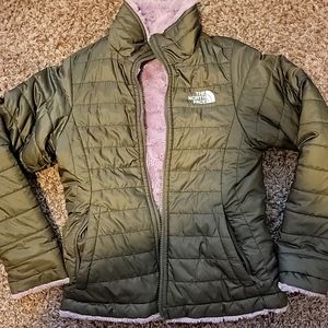 Girls The North Face Reversible Mossbud jacket